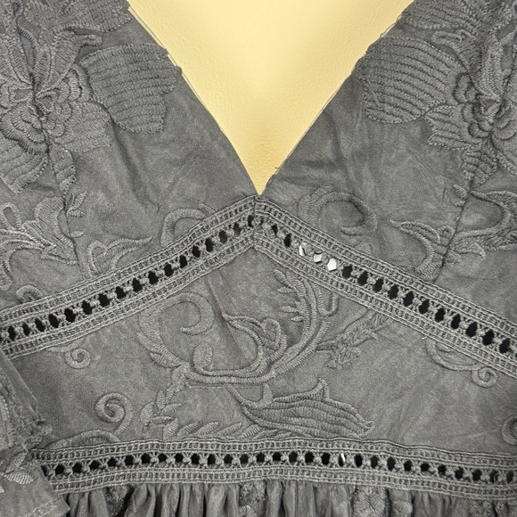 Two‎ Sisters The Label Womens Dress 6 Pixie Black Lace Party Whimsigoth Witchy - Picture 4 of 7